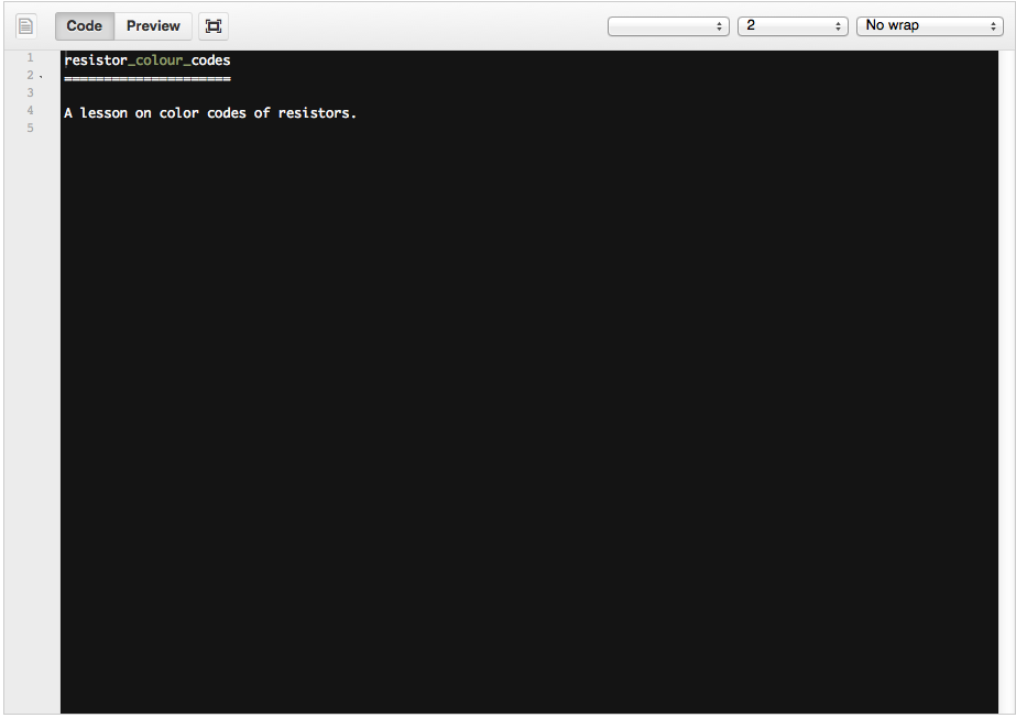 Markup